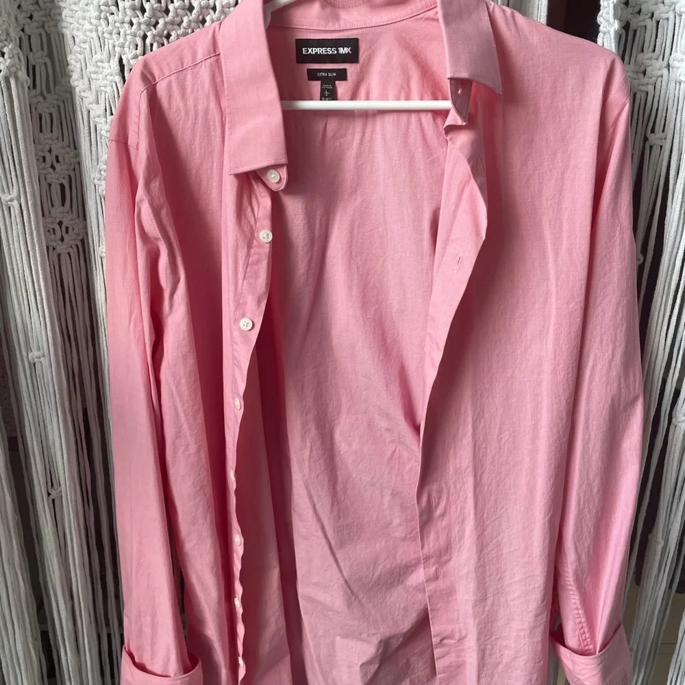Pink Button-Up - Picture 1 of 5